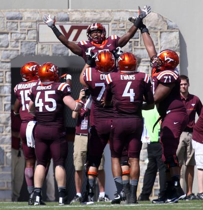 Hokie Touchdown Blank Meme Template