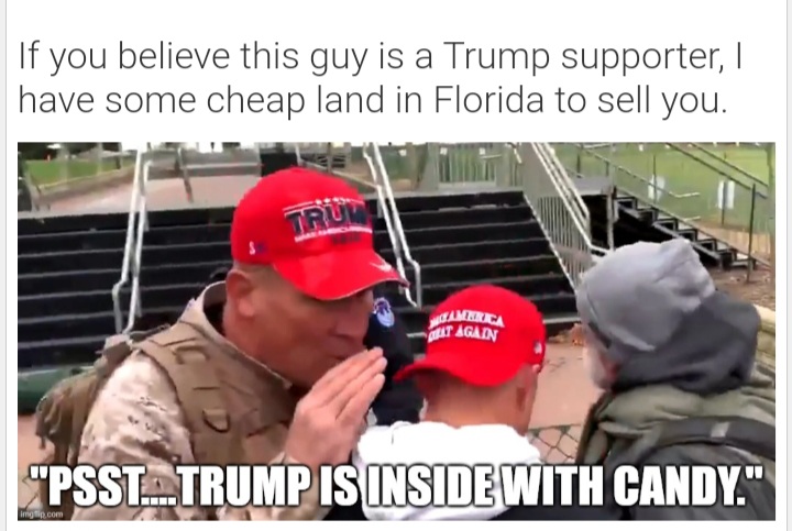Trump candy Blank Meme Template