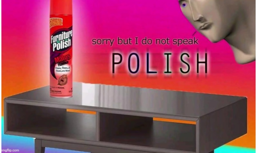 I do not speak polish | image tagged in i do not speak polish | made w/ Imgflip meme maker