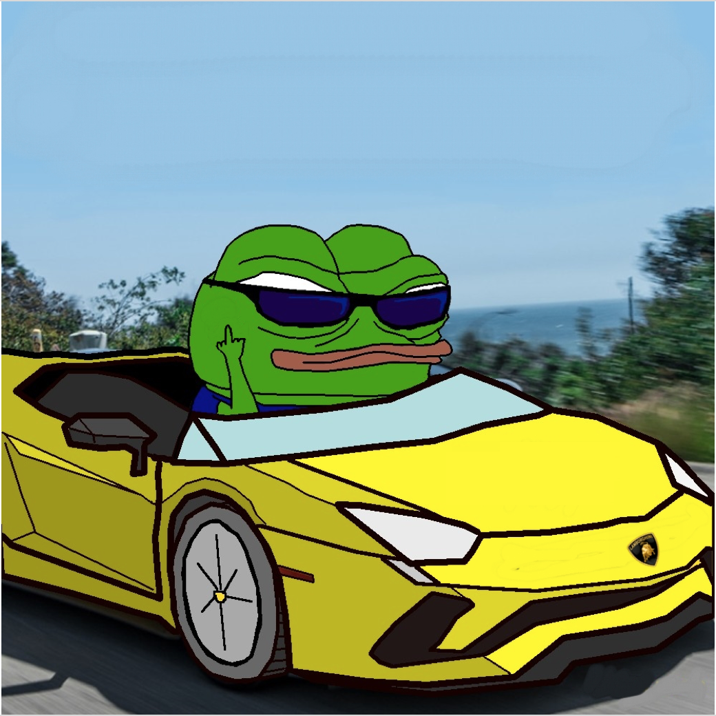 Pepe Let's Ride Blank Meme Template