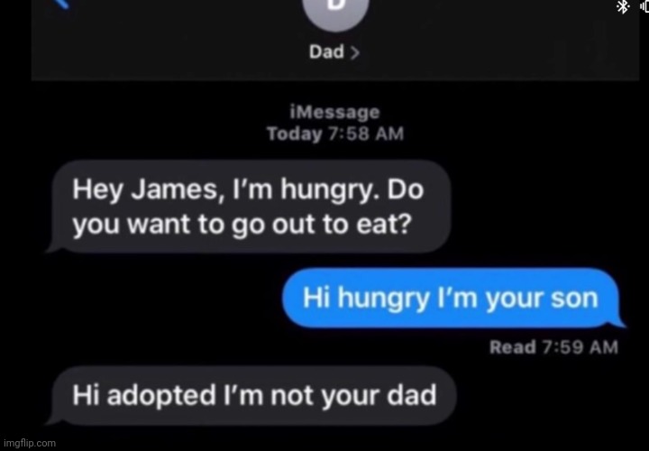 Hi adopted | made w/ Imgflip meme maker
