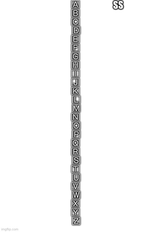 Fill the chart with words.  The first is done for you | 🄰 
🄱 
🄲 
🄳
🄴 
🄵 
🄶 
🄷 
🄸 
🄹 
🄺 
🄻
🄼
🄽 
🄾
🄿
🅀 
🅁 
🅂
🅃 
🅄
🅅 
🅆
🅇 
🅈 
🅉; SS | image tagged in blank white template | made w/ Imgflip meme maker