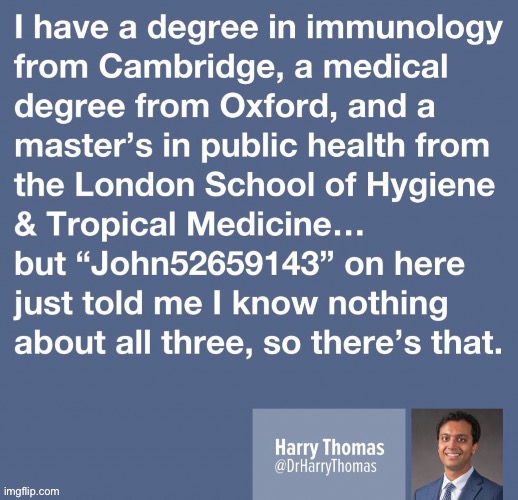 Dr. Thomas | image tagged in covid | made w/ Imgflip meme maker