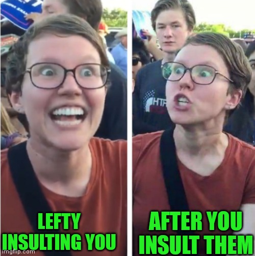 LEFTY INSULTING YOU AFTER YOU INSULT THEM | made w/ Imgflip meme maker