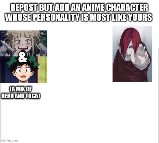 &; (A MIX OF DEKU AND TOGA) | made w/ Imgflip meme maker