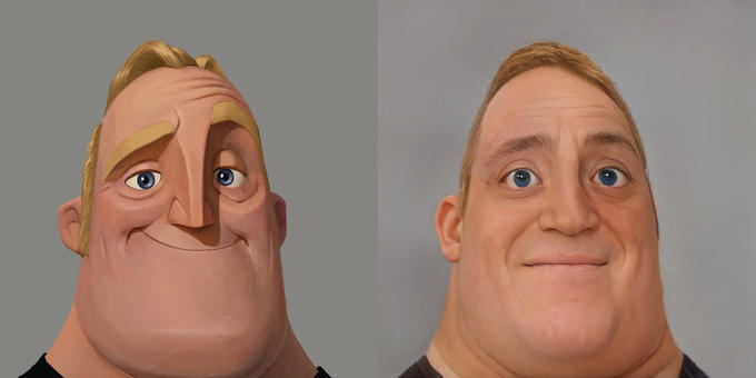 High Quality Mr Incredible realistic Blank Meme Template