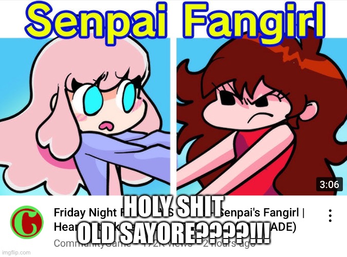 HOLY SHIT
OLD SAYORE????!!! | made w/ Imgflip meme maker