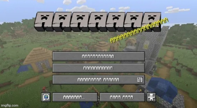 Unholy Minecraft Template | image tagged in unholy minecraft template | made w/ Imgflip meme maker