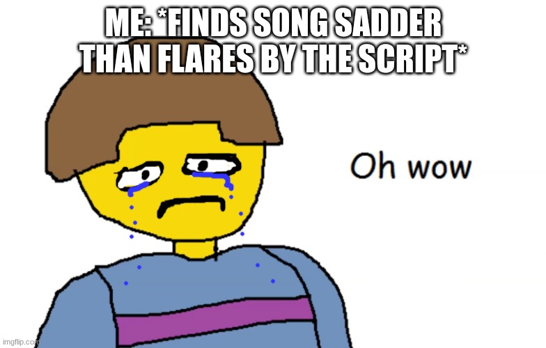 the first 20 seconds of Learn To Let Go by Welshly Arms | ME: *FINDS SONG SADDER THAN FLARES BY THE SCRIPT* | image tagged in oh wow,is it possible to learn this power,sad but true,music,depression sadness hurt pain anxiety | made w/ Imgflip meme maker