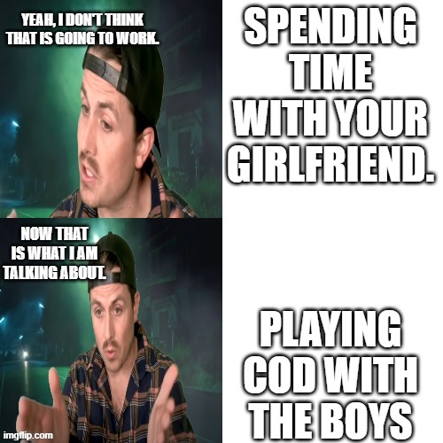 cod girlfriend meme