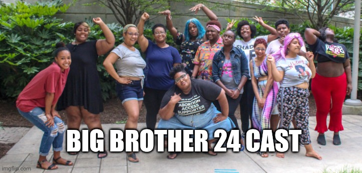 CBS BIG BROTHER CAST | BIG BROTHER 24 CAST | image tagged in funny,woke,gowokegobroke | made w/ Imgflip meme maker
