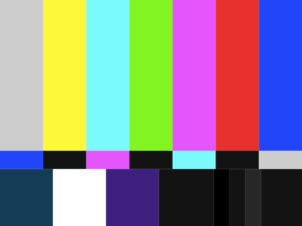 High Quality TV technical difficulties programming bars Blank Meme Template