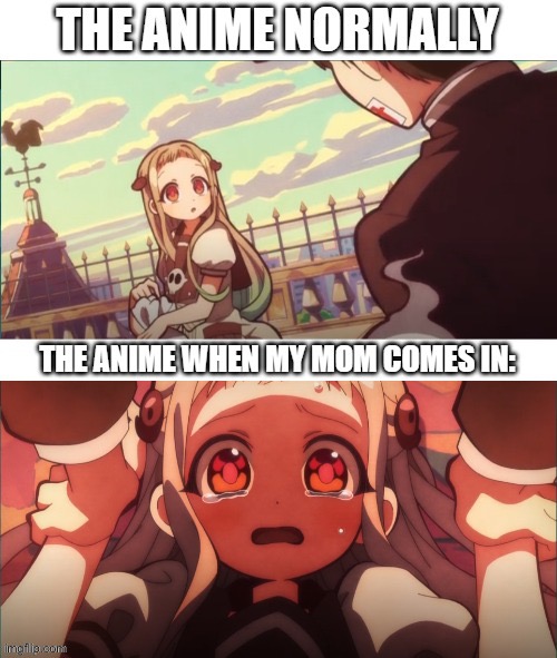 crossposted from Anime stream | made w/ Imgflip meme maker