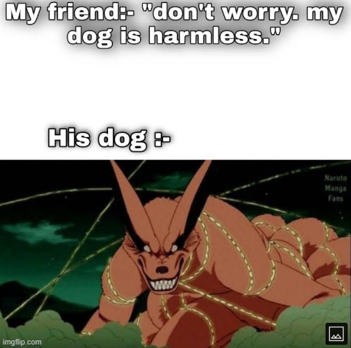 image tagged in anime,naruto,dog | made w/ Imgflip meme maker