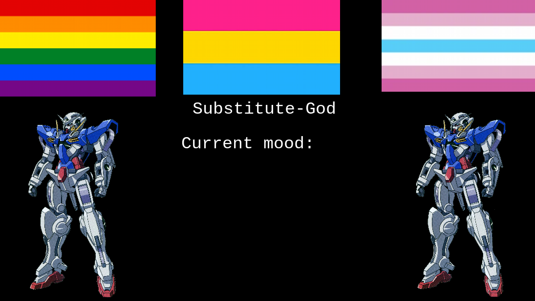 substitute-god's announcement template Blank Meme Template