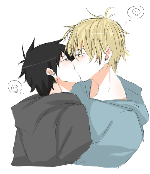 Gay anime boys kissing - Imgflip