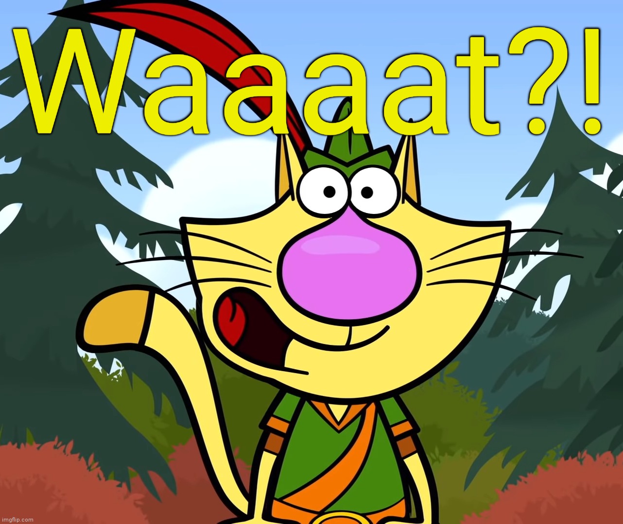 No Way!! (Nature Cat) | Waaaat?! | image tagged in no way nature cat | made w/ Imgflip meme maker