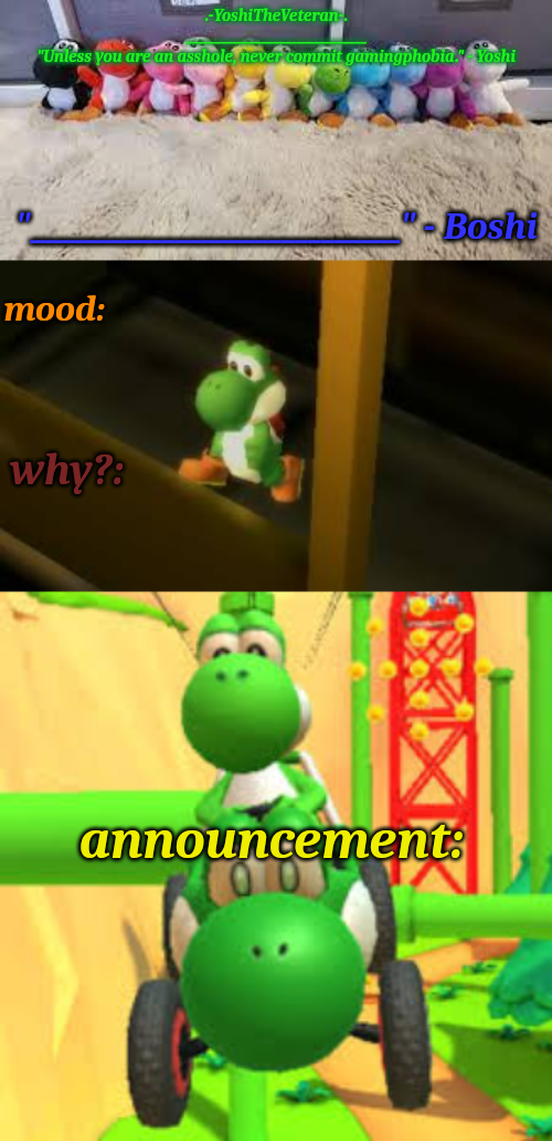 Yoshi_Official Announcement Temp v19 Blank Meme Template