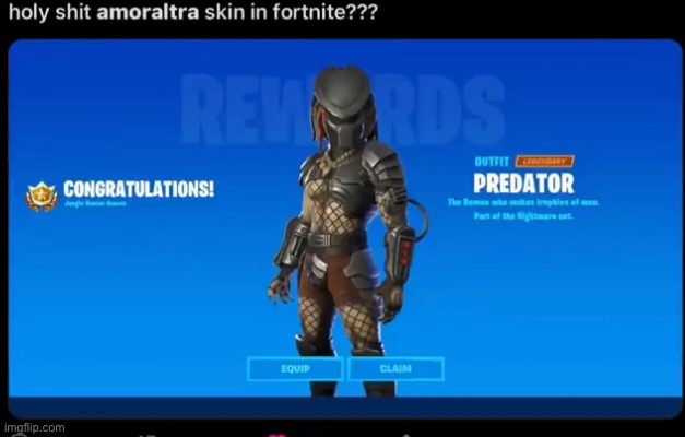 predator lmao | image tagged in oh right,amor is a pedo | made w/ Imgflip meme maker