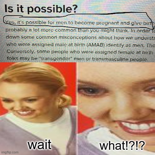 Well there is a chance I can get pregnant so I am goona end it all now if I don't post a meme for a week you'll know why | wait; what!?!? | image tagged in wait what | made w/ Imgflip meme maker