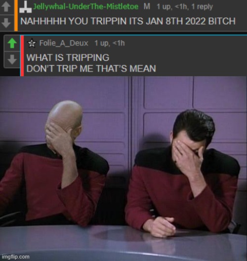 . | image tagged in double facepalm | made w/ Imgflip meme maker