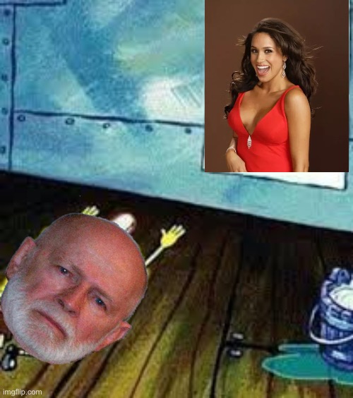 Who King Georgie REALLY simps for | image tagged in spongebob worship,meghan markle | made w/ Imgflip meme maker