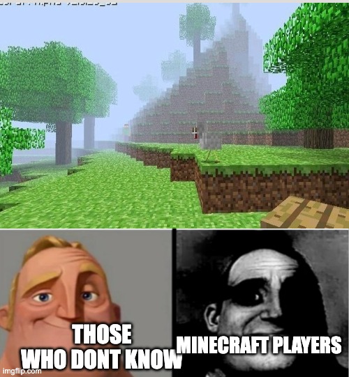 You know what this is | MINECRAFT PLAYERS; THOSE WHO DONT KNOW | image tagged in teacher's copy,memes,funny,minecraft | made w/ Imgflip meme maker