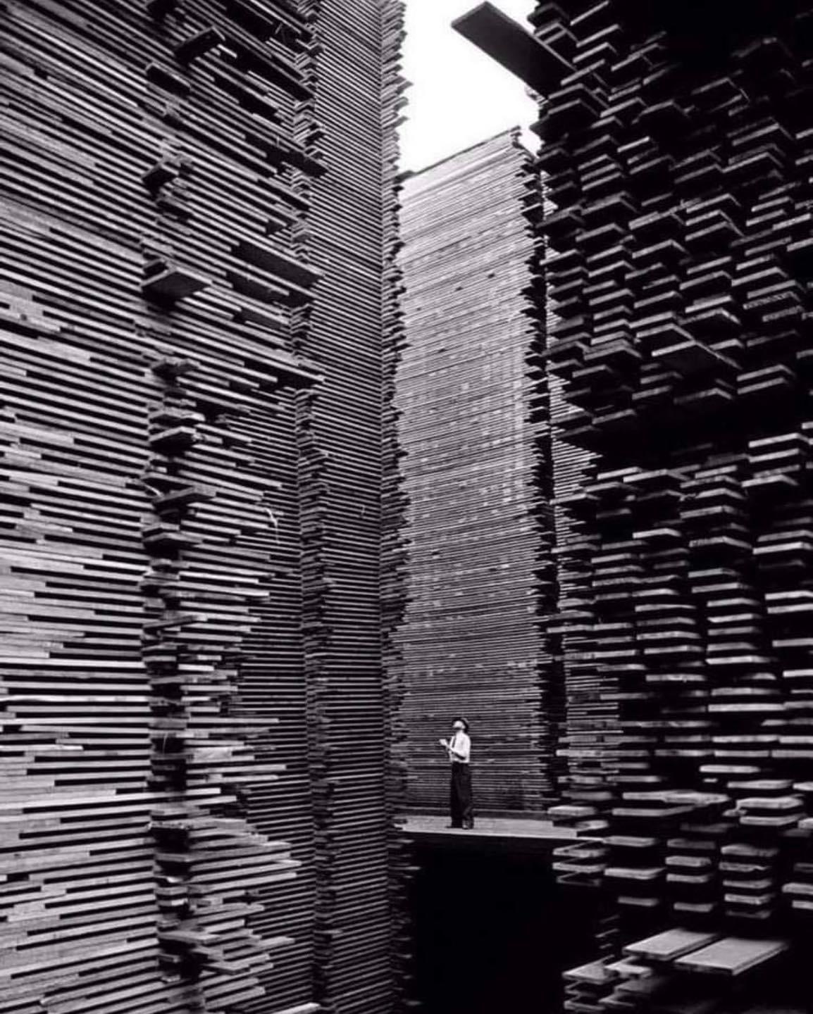 A lumberyard in Seattle Blank Meme Template