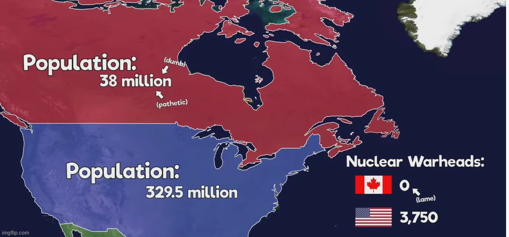Why the US should invade Canada | made w/ Imgflip meme maker