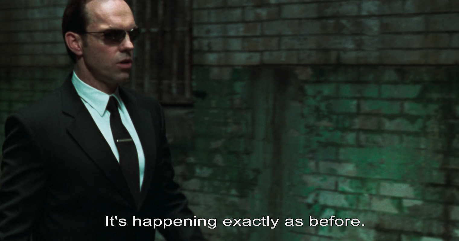 Matrix Resurrections Agent Blank Meme Template