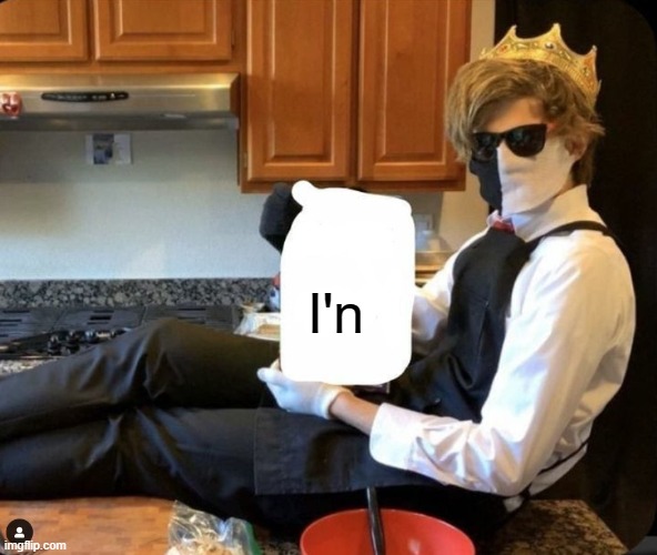 Ranboo bakes a cake | I'n | image tagged in ranboo bakes a cake | made w/ Imgflip meme maker