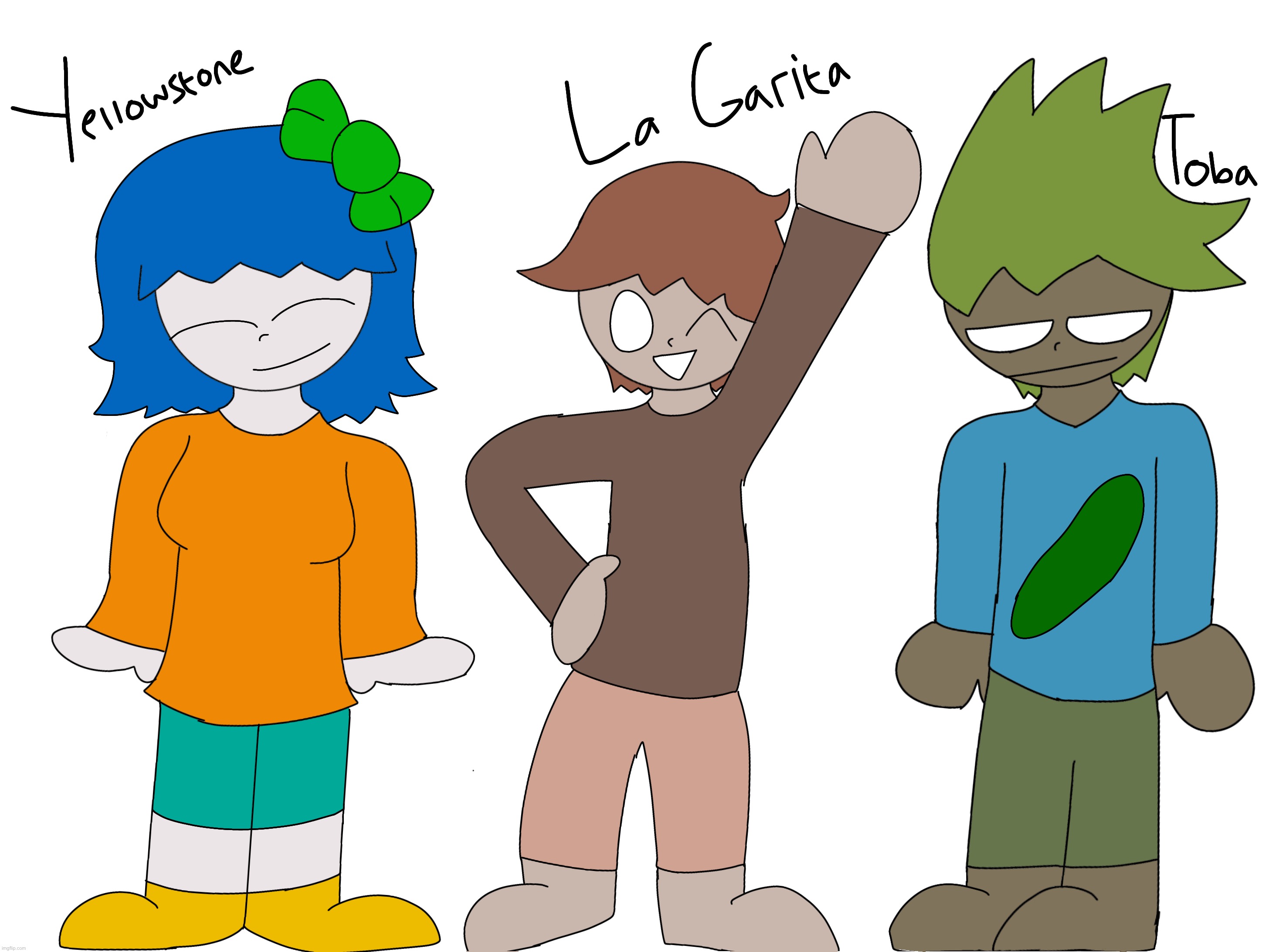 I miss ‘em soo much so I decide to draw them :’) (Part 4: The Calderas) | made w/ Imgflip meme maker