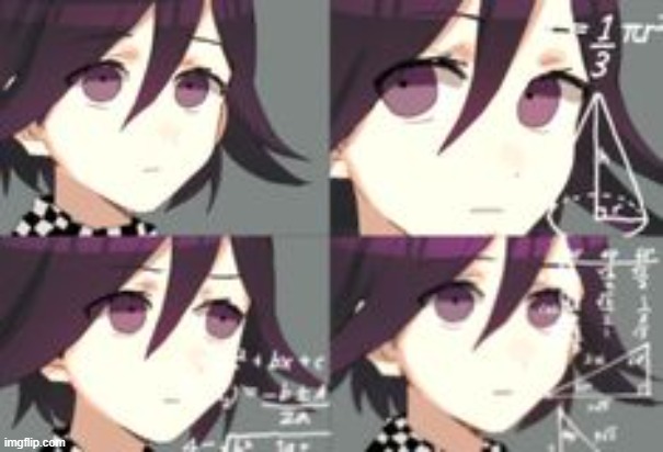 Confused lady meme but its Kokichi | image tagged in confused lady meme but its kokichi | made w/ Imgflip meme maker