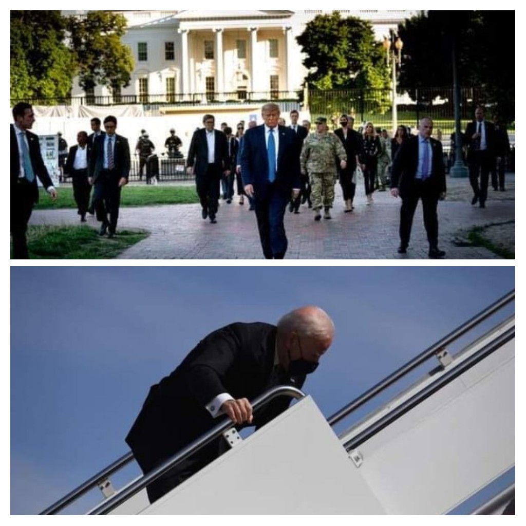 Trump and Biden Blank Meme Template