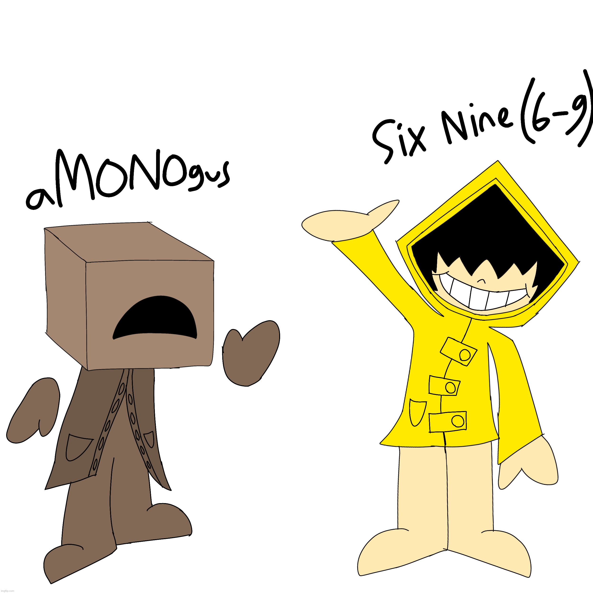 I miss ‘em soo much so I decide to draw them :’) (Part 5: The Sussy Bakas) | made w/ Imgflip meme maker