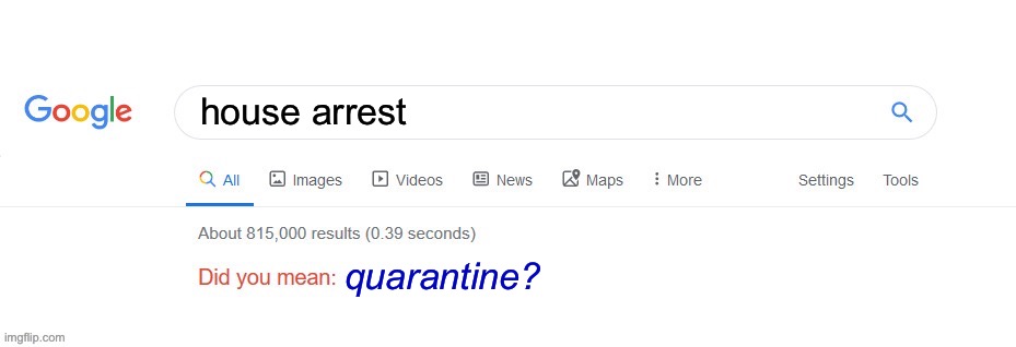 Quarantine | house arrest; quarantine? | image tagged in did you mean | made w/ Imgflip meme maker