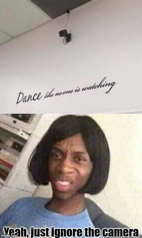 Yeah, just ignore the camera | image tagged in idk i just searched this up oop- | made w/ Imgflip meme maker