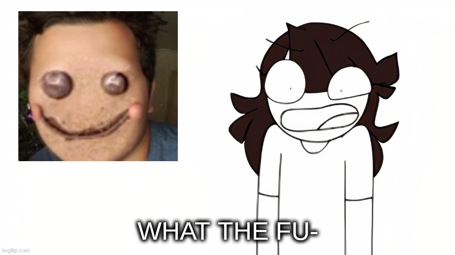 exsuse me what the fu- | image tagged in jaiden animations what the fu- | made w/ Imgflip meme maker