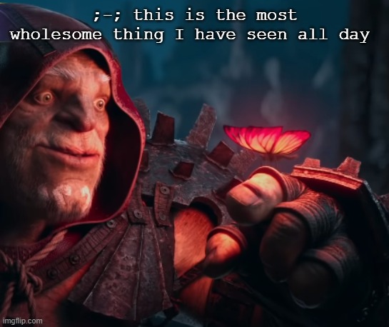 ;-; this is the most wholesome thing I have seen all day | made w/ Imgflip meme maker