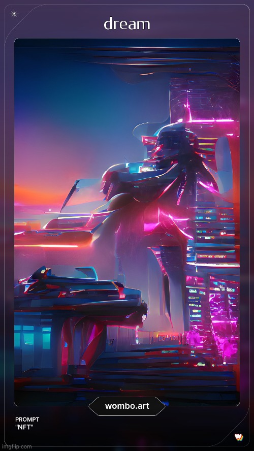 Remember when Wombo art was a trend? | made w/ Imgflip meme maker