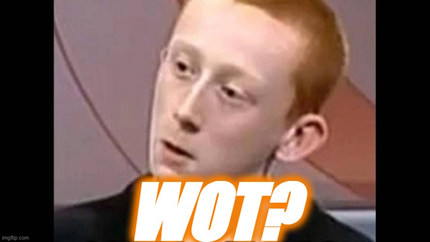 U WOT M8? | WOT? | image tagged in u wot m8 | made w/ Imgflip meme maker