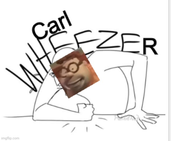 Carl WHEEZER XD | image tagged in carl wheezer | made w/ Imgflip meme maker