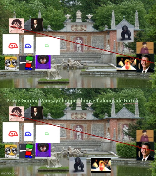 Squid game(S5): Prime Gordon Ramsay/Gozila's Elimination(s) | made w/ Imgflip meme maker