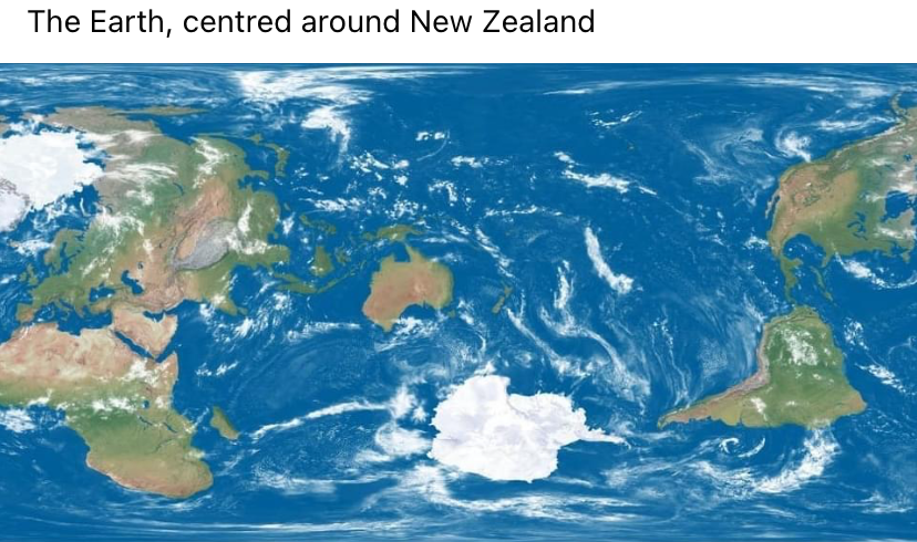 The world according to New Zealand Blank Meme Template