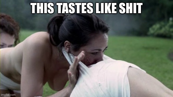 Taste like groceries | THIS TASTES LIKE SHIT | image tagged in taste like groceries | made w/ Imgflip meme maker