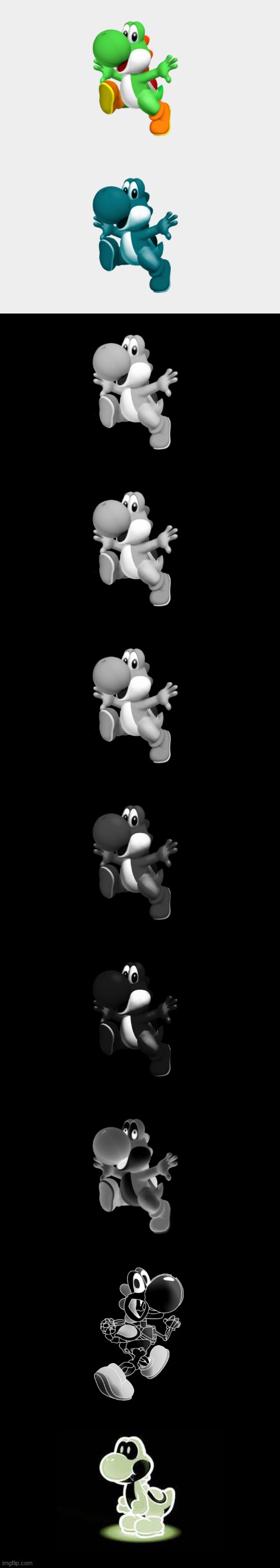 Yoshi Becoming Uncanny(Sort Of) | made w/ Imgflip meme maker