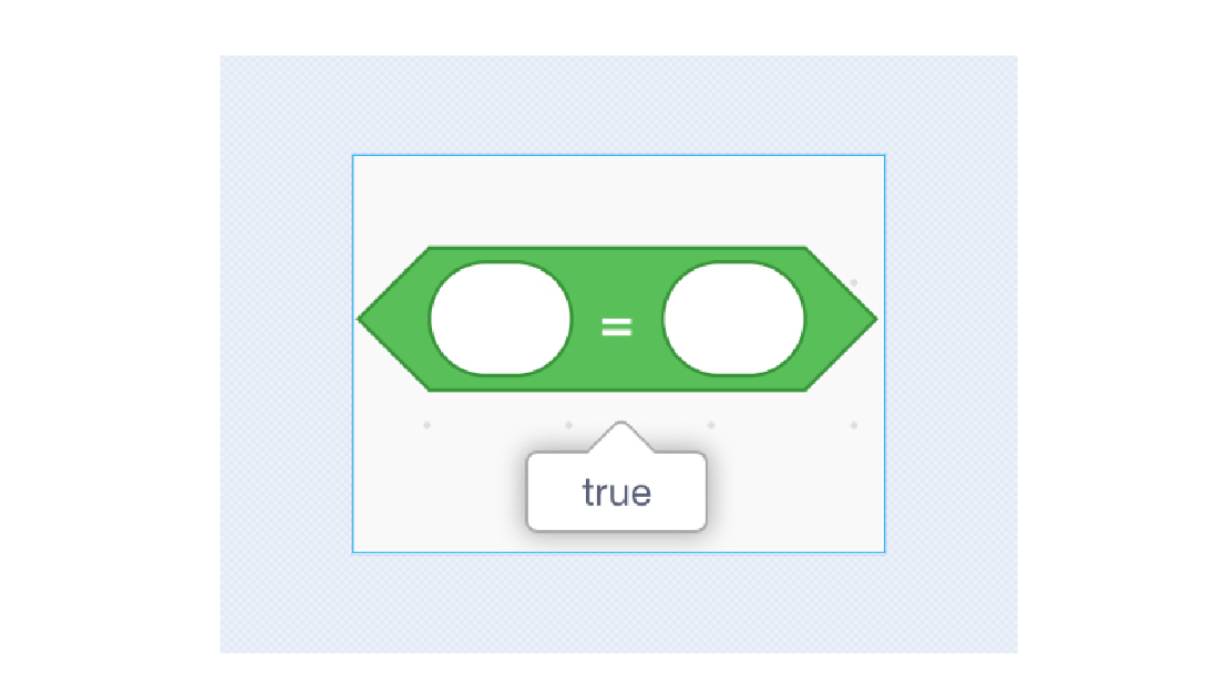 Scratch equals true block Blank Meme Template