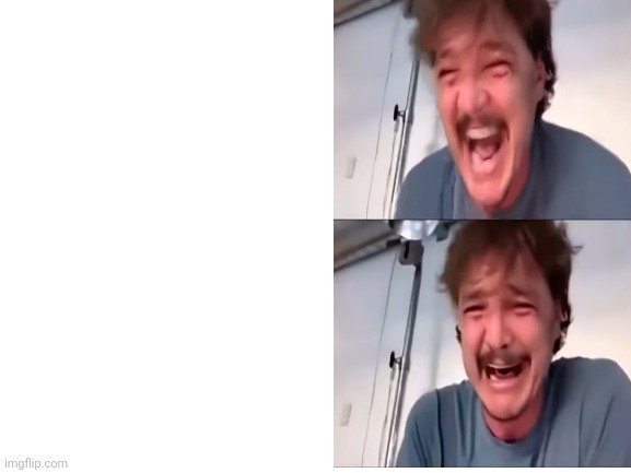High Quality Pedro pascal crying ?? Blank Meme Template