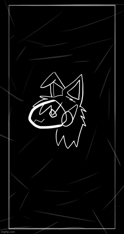 I made myself a custom phone wallpaper so I dont kill my eyes at night | image tagged in furry,phone,art,drawings | made w/ Imgflip meme maker