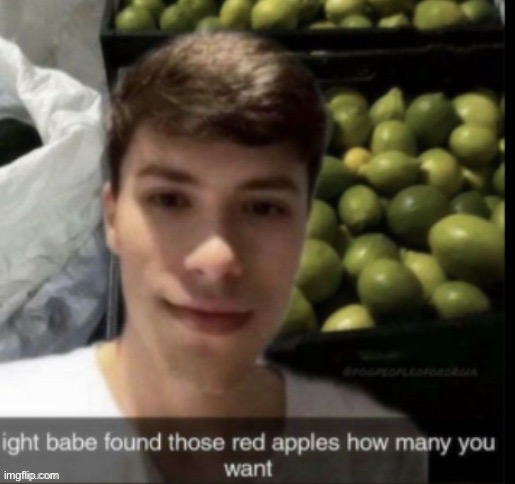 red apples | made w/ Imgflip meme maker